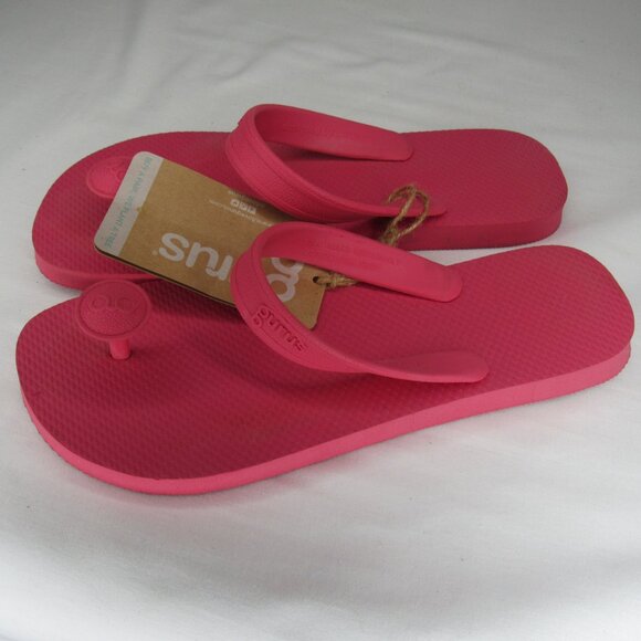 Gurus Pink Flip Flop Sandal Women's M Medium 8 9 - Picture 4 of 8